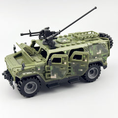Camouflage Military Armored Vehicle Toy Model 140pcs