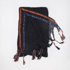 Men's Ethnic Style Tassel Scarf Buckle Pattern Photo Link