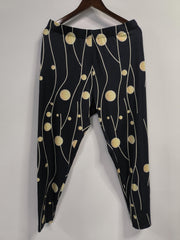 Dot Print Casual Leggings for Women - Skinny Fit