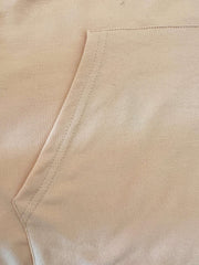 Solid Long Sleeve Hoodie Sweatshirt Dress With Kangaroo Pockets