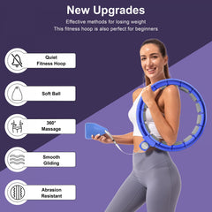 Smart Weighted Fitness Ring Hoop for Adults Weight Loss 39in