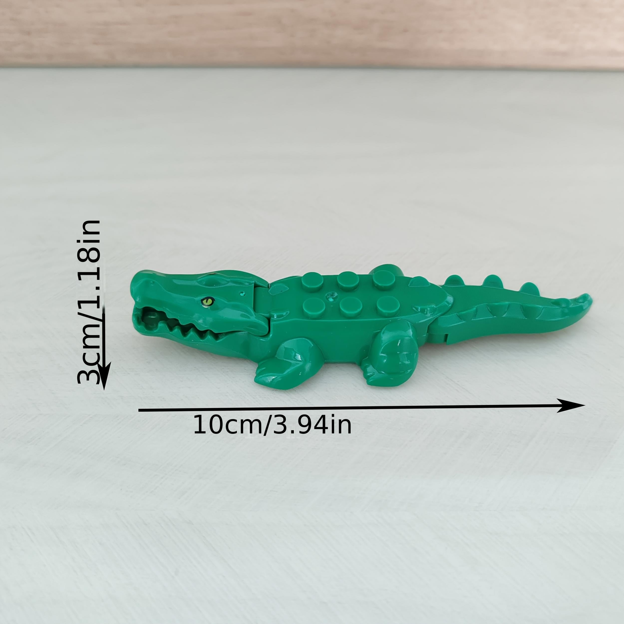 Crocodile Building Block Set - Animal Park Accessory