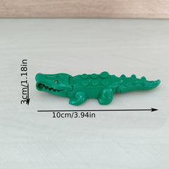Crocodile Building Block Set - Animal Park Accessory