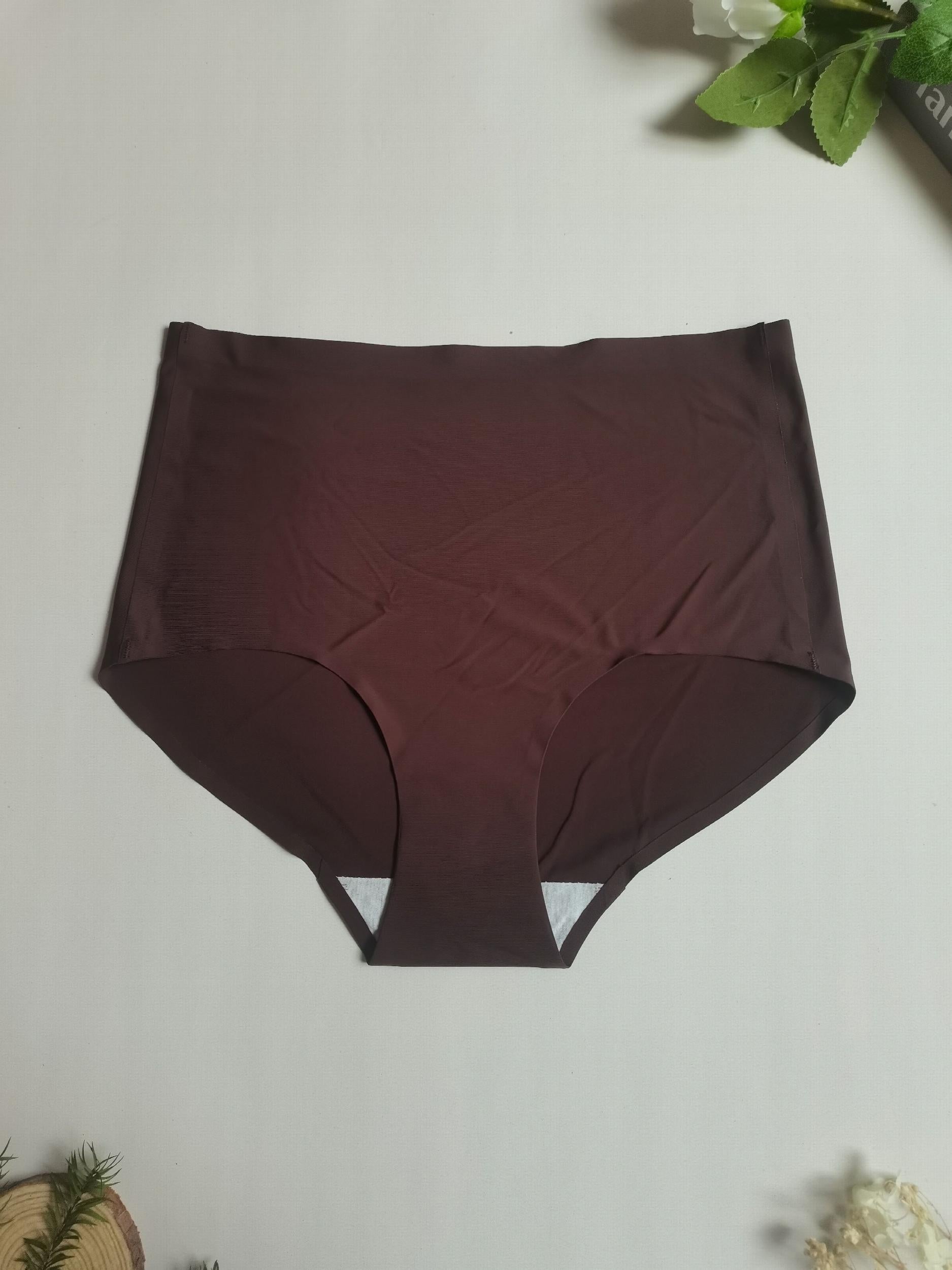 4pcs Mixed High Waist Briefs Soft & Comfy Stretchy Intimates Panties