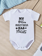 Baby Boys Short Sleeve Bodysuit Summer Baby Clothes