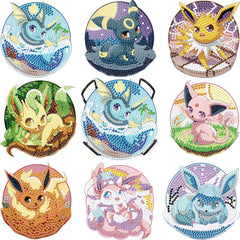 8pcs Pet Elf Diamond Painting Kit for Adults Beginners DIY Gift