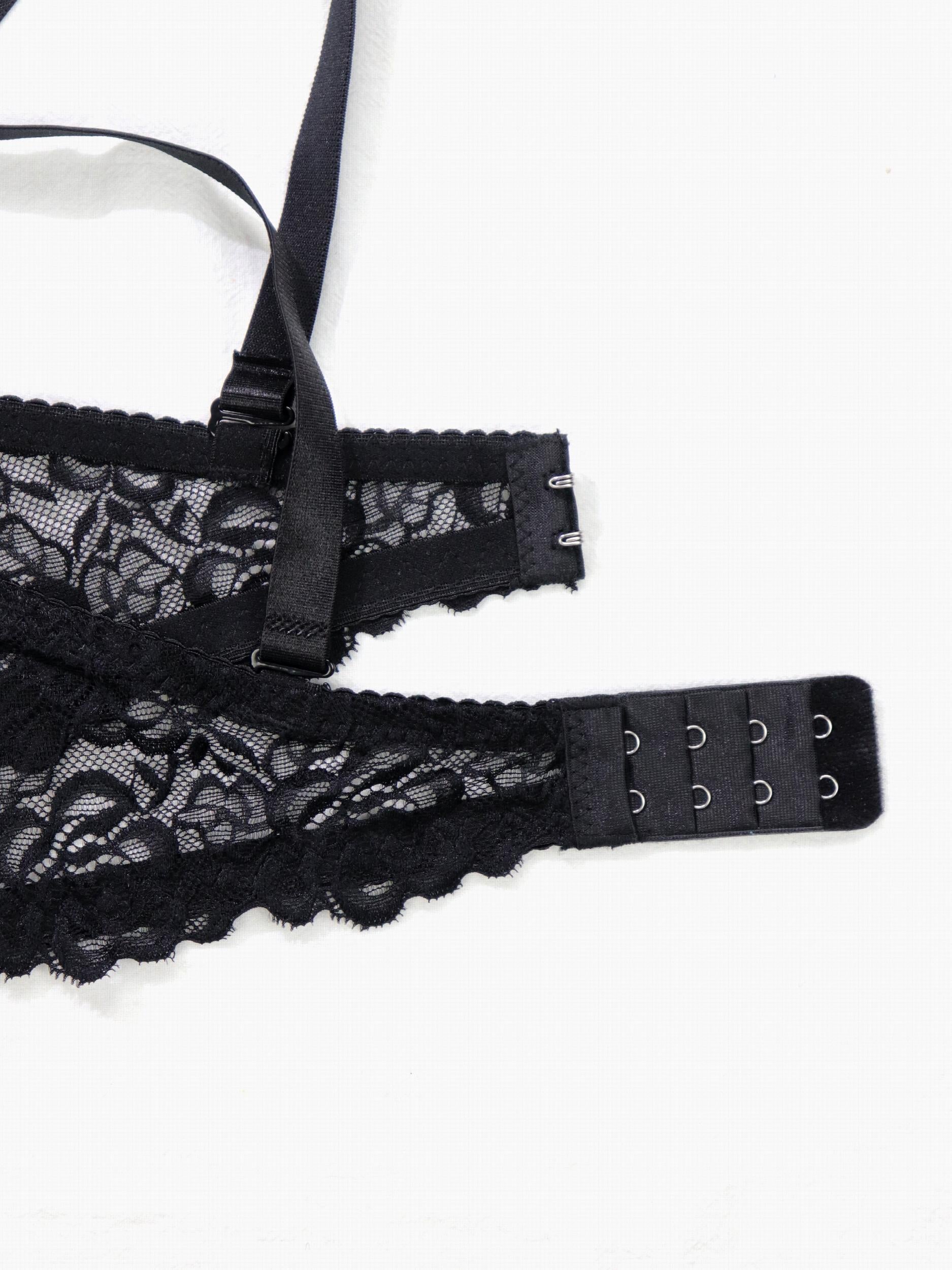2pcs Lace Wireless Bras Ultra thin Breathable Everyday Bra Women's Lingerie