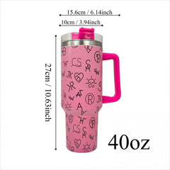1200ml Stainless Steel Water Bottle Leakproof Tumbler Cup for Outdoor Sports