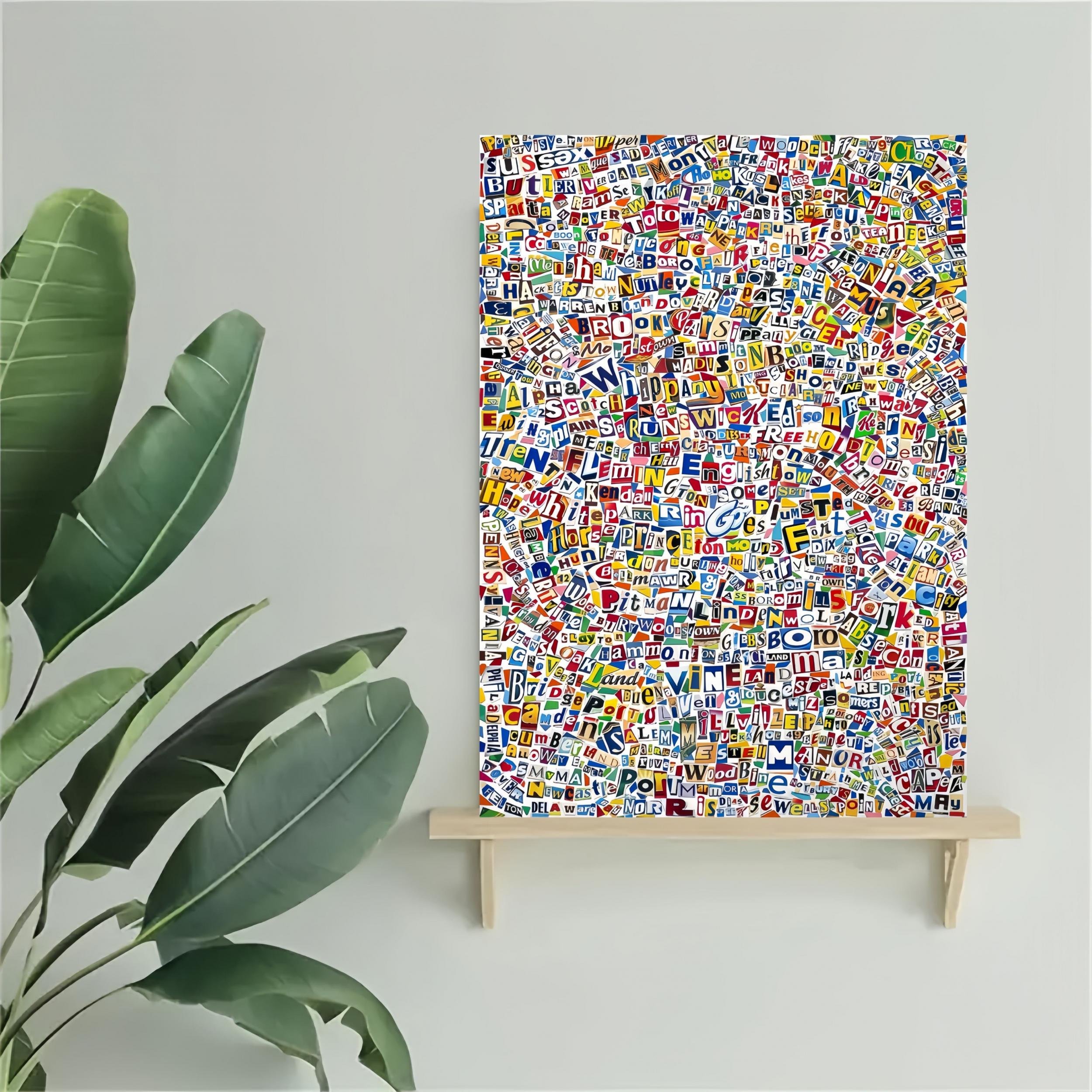 Large Jigsaw Puzzle 1000pcs 50x70cm, Framed Edges, Easy for Beginners