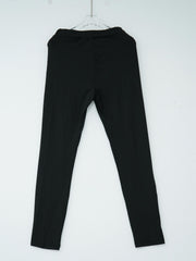 Contrast Lace High Waist Pants Casual Slim Long Length Pants