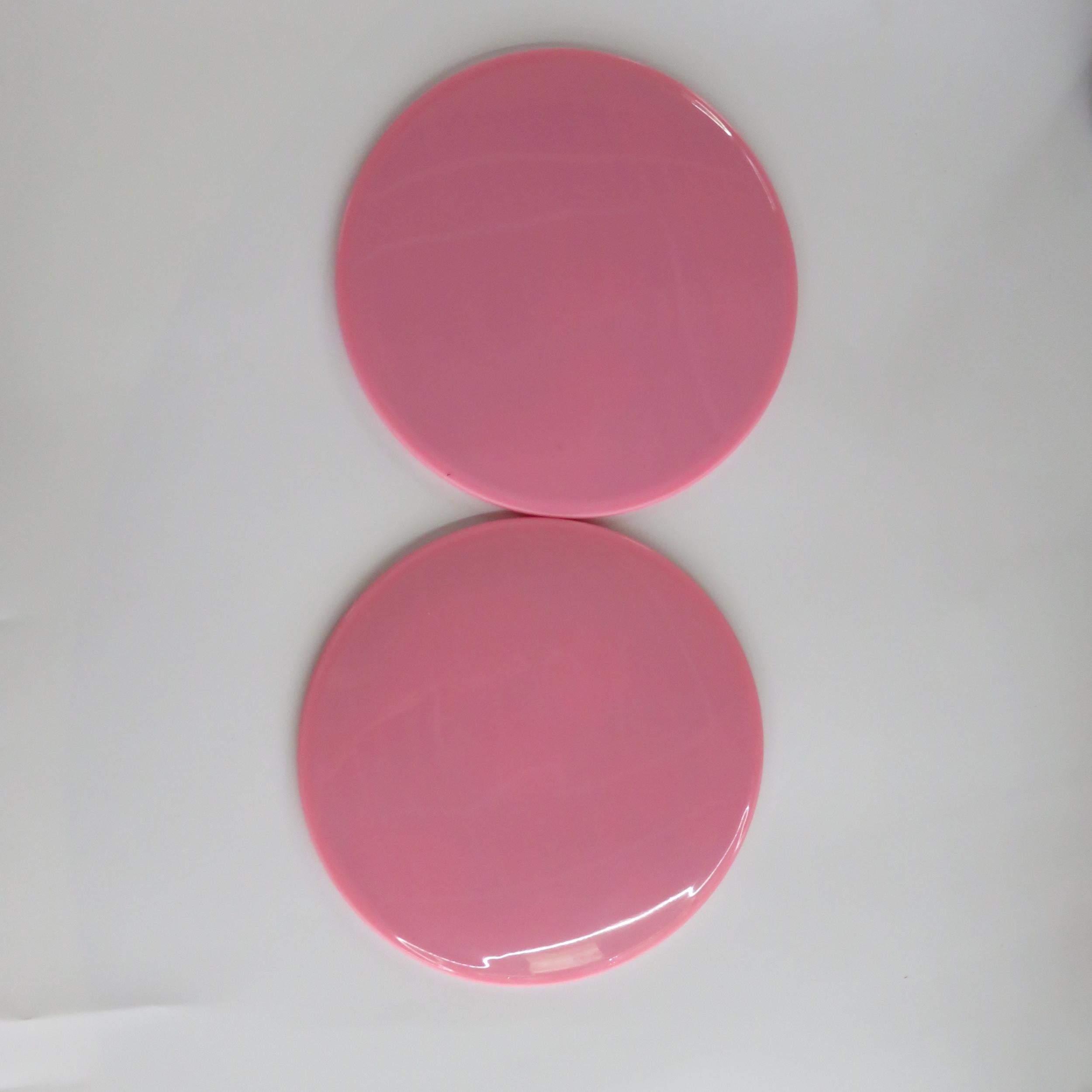1 Pair 6.69in Round Yoga Sliding Discs Fitness Pads for Abdominal Core Training