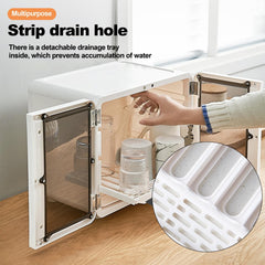 Cutlery & Dish Storage Box Kitchen Bowl Rack Dust Proof Insect Proof