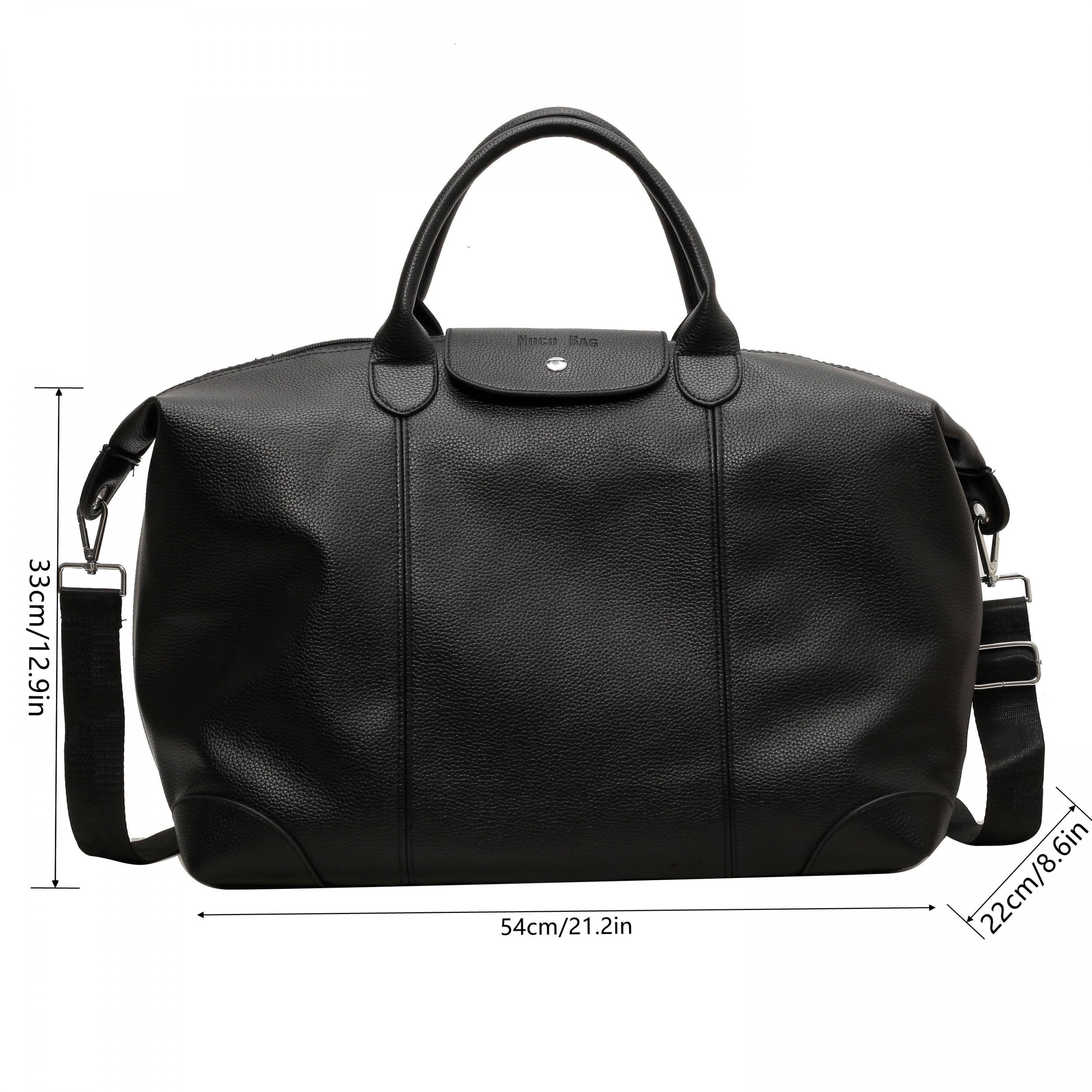 Retro Large Capacity Fitness Bag Zipper Tote for Sports & Travel