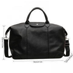 Retro Large Capacity Fitness Bag Zipper Tote for Sports & Travel
