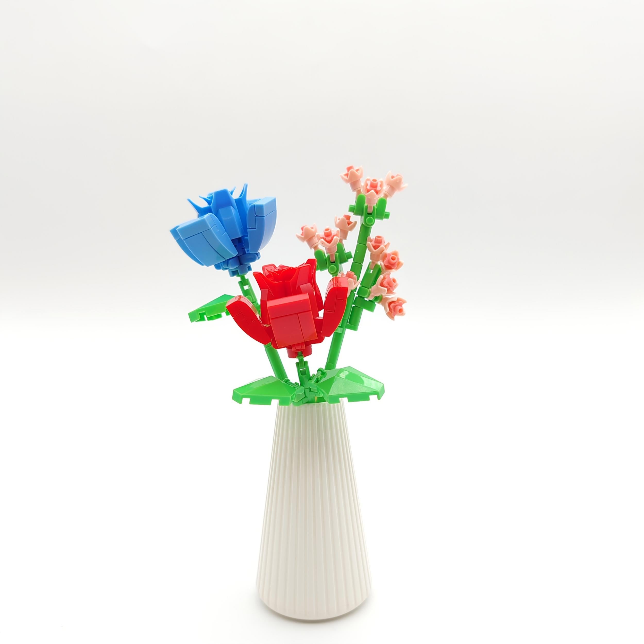 Diamond Particle Stone for Lotus Rose Bouquet and Building Blocks
