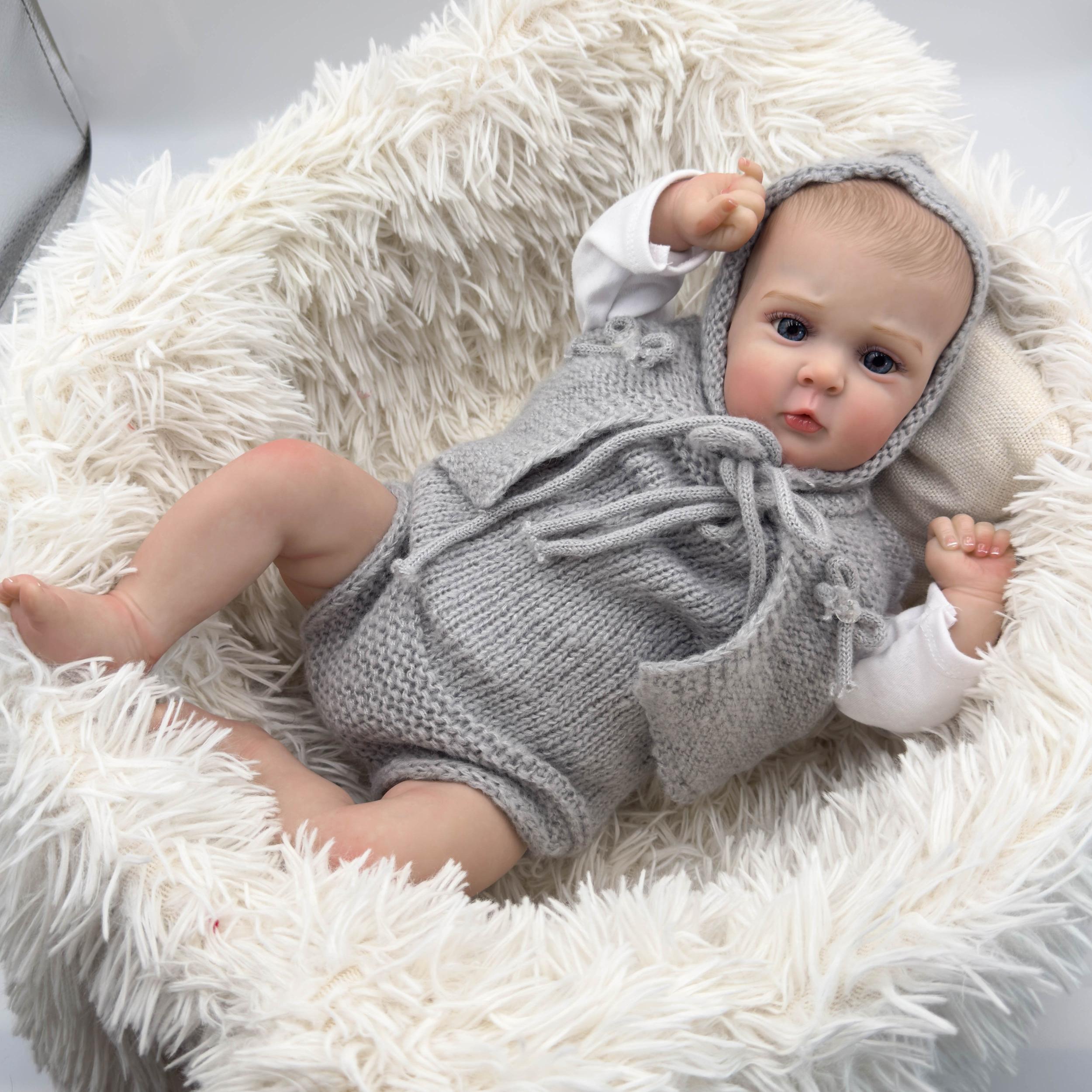 Adorable Reborn Youngsters Doll Soft Cuddly Lifelike Realistic Skin