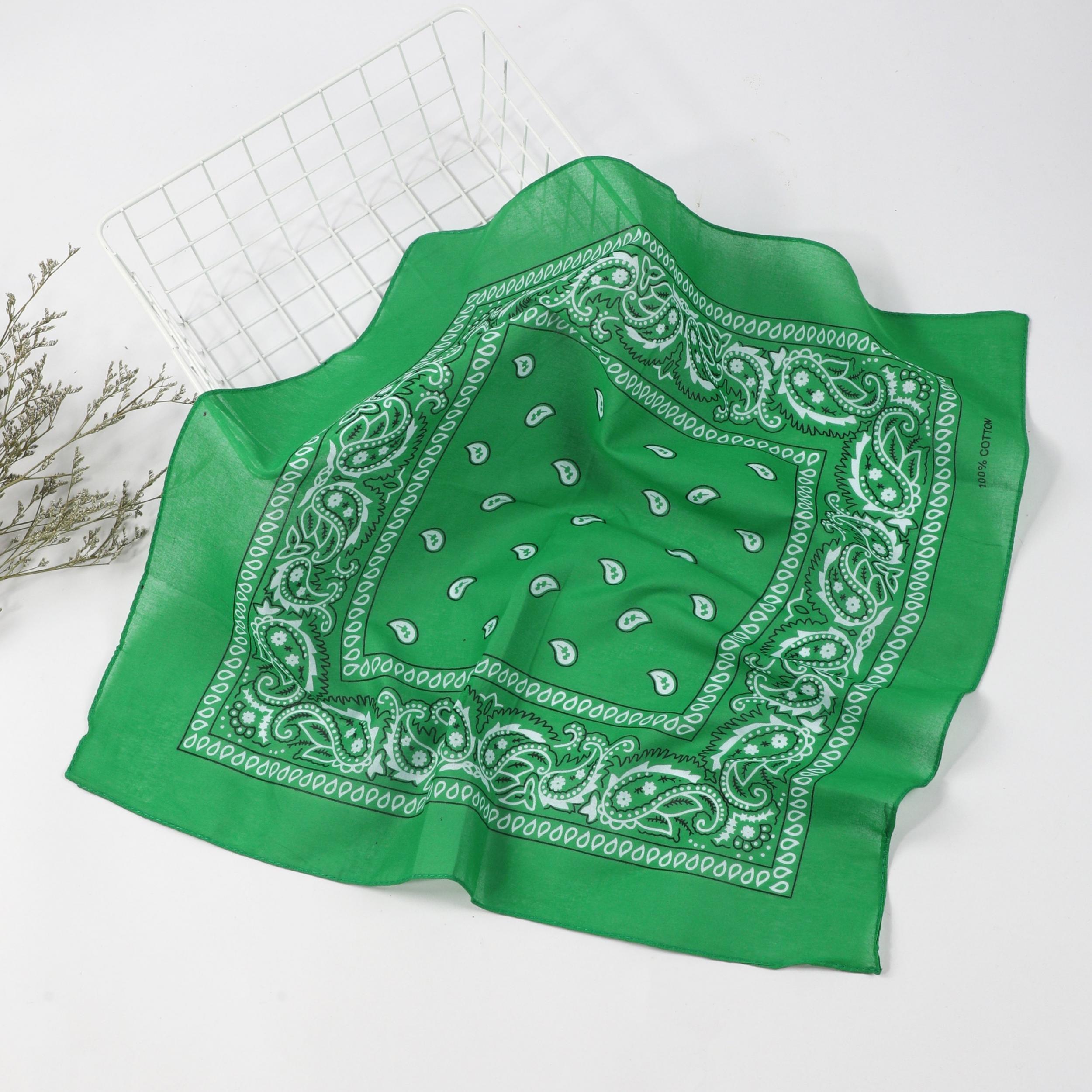 Men's Cashew Ethnic Square Scarf Headscarf Face Scarf