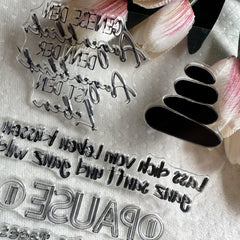 Transparent Silicone Stamp for DIY Scrapbook