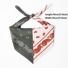 Men's Cashew Pattern Square Scarf Ethnic Style Scarf