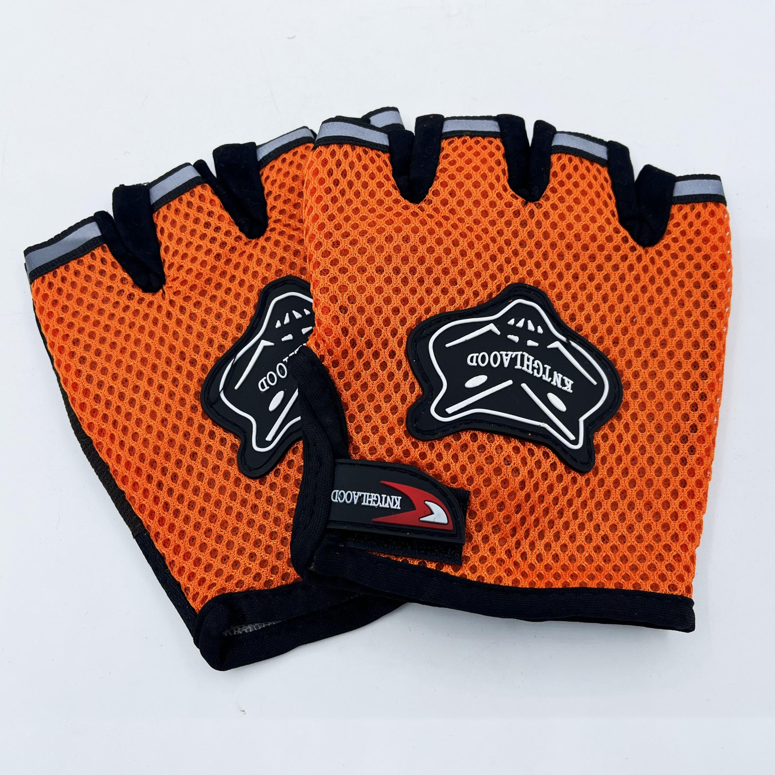 Men's Cycling Half Finger Mesh Gloves Outdoor Bike Gloves