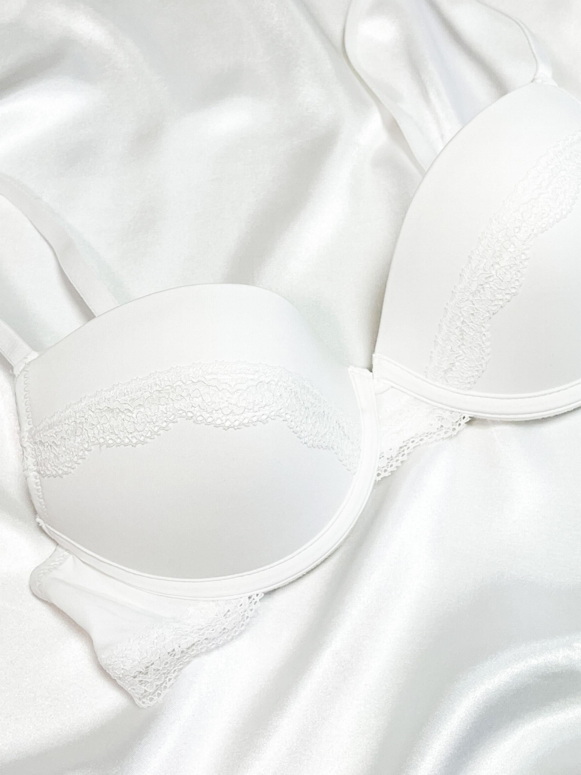 Lace Push Up Bra with Scallop Trim