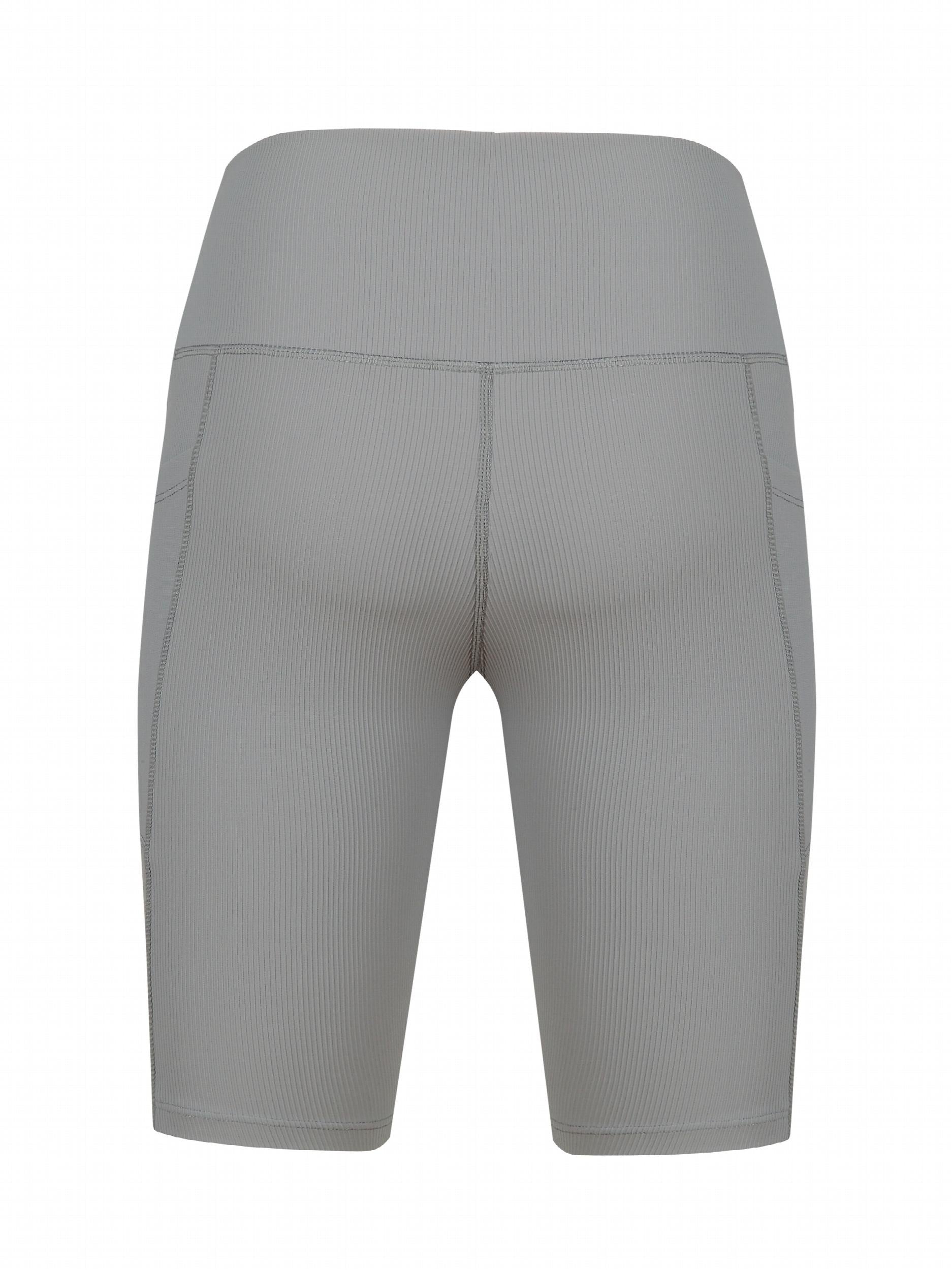 High Waist Yoga Short Slim Fit With Pocket