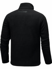 Men's Plush Fleece Jacket Zip Up Coat