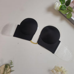Invisible Stick On Scoop Bra Strapless Seamless Lifting Bra