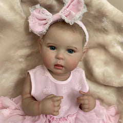 Hand-Painted Lifelike 48 Youngsters Girl Reborn Doll - Waterproof Vinyl