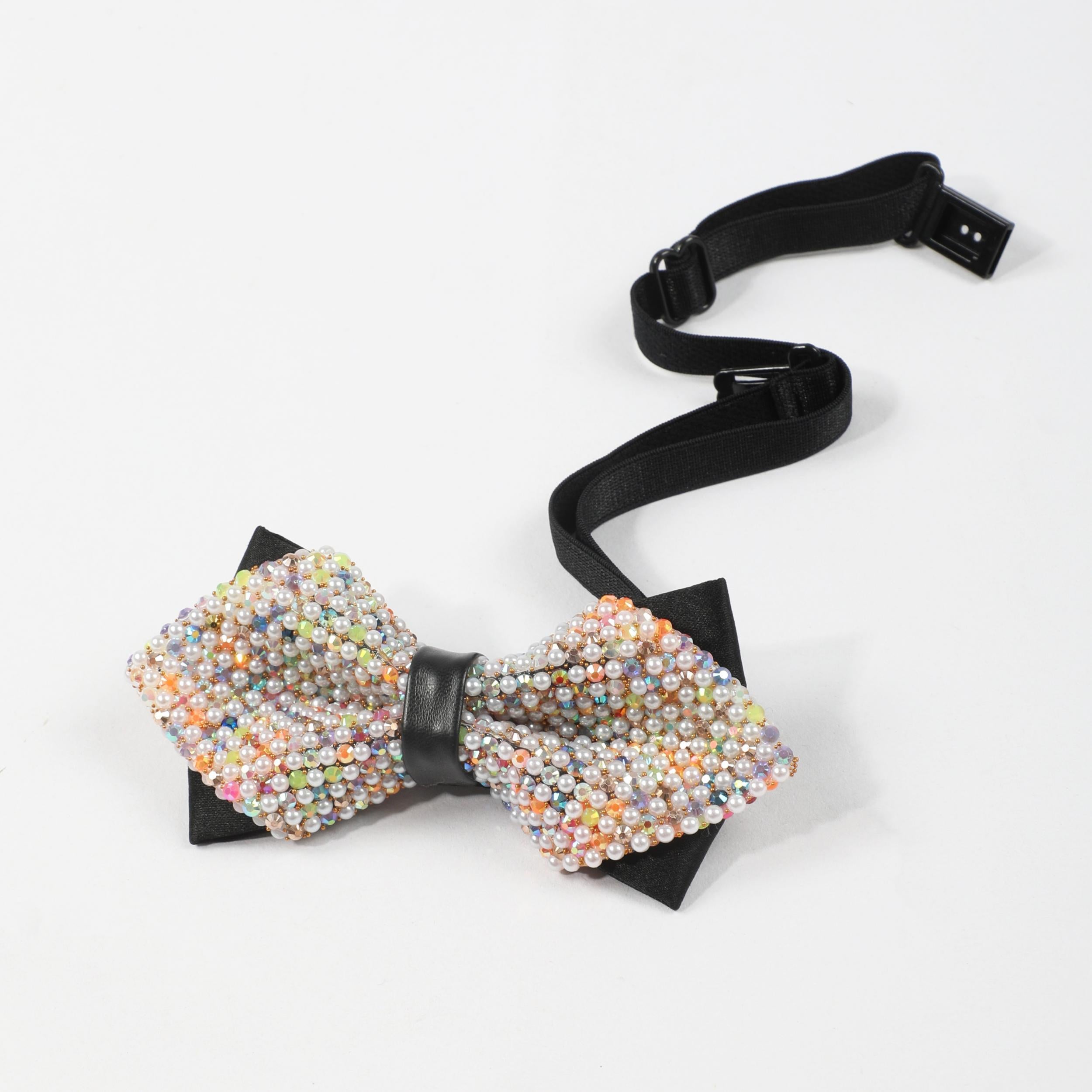 Faux Pearl Bow Tie for Women