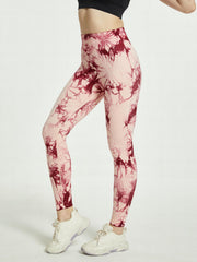 Tie Dye High Stretch Leggings High Waist Yoga Pants Women's Activewear