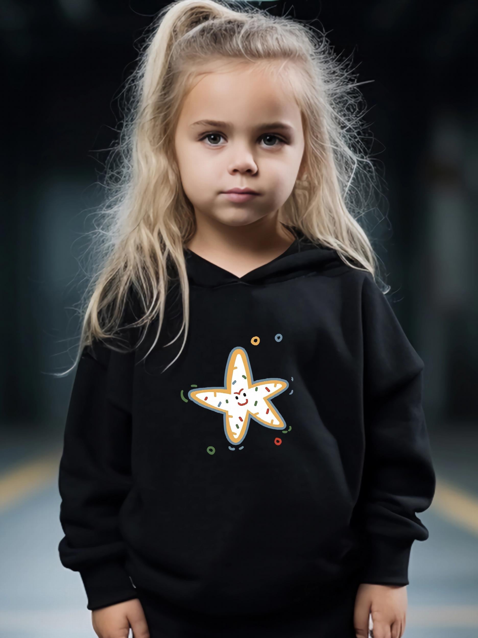 Star Graphic Girls Activewear Set For Sports
