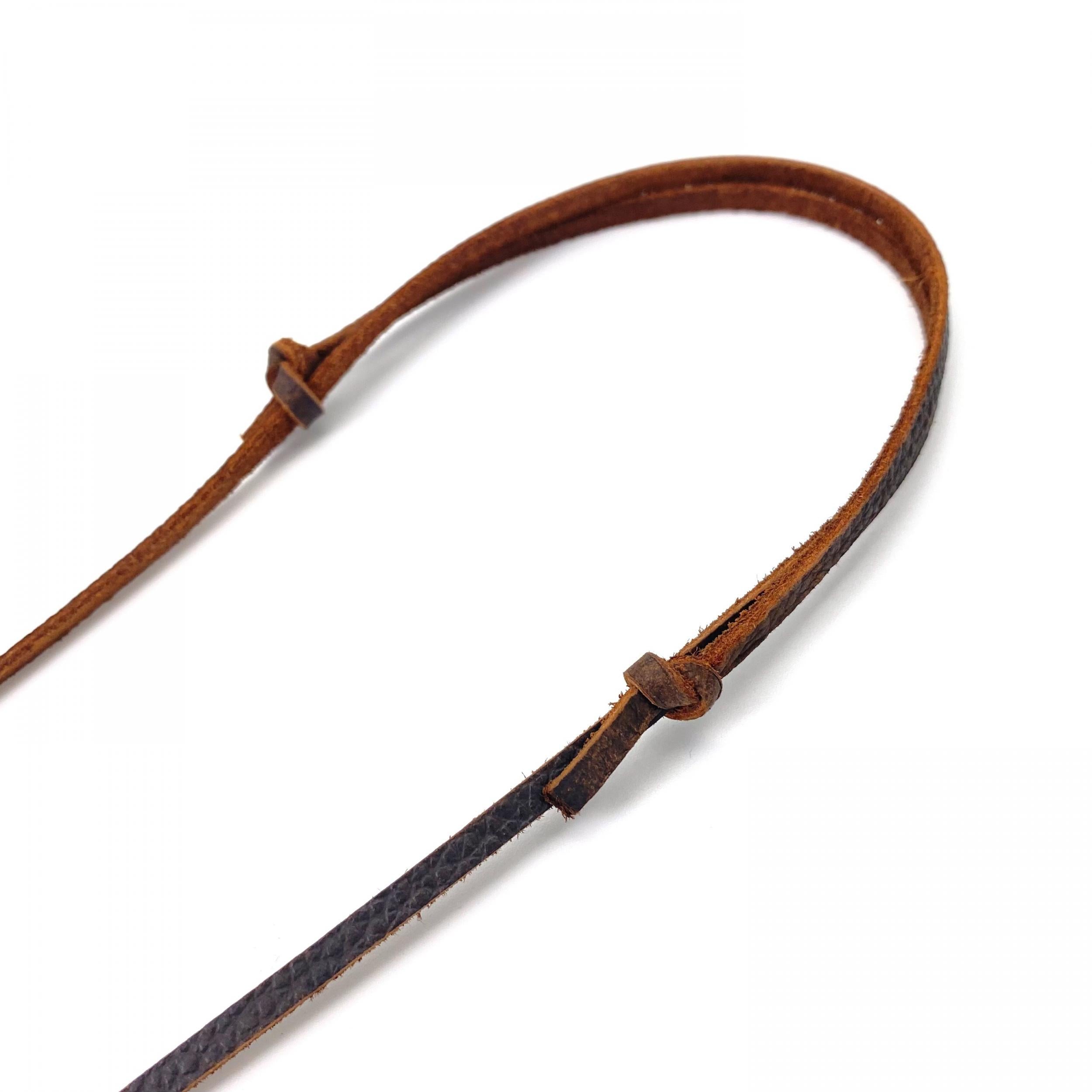 Retro Adjustable Leather Necklace for Sunglasses