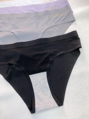 6pcs Letter Print Bikini Panties Seamless Stretch Panties Women's Lingerie