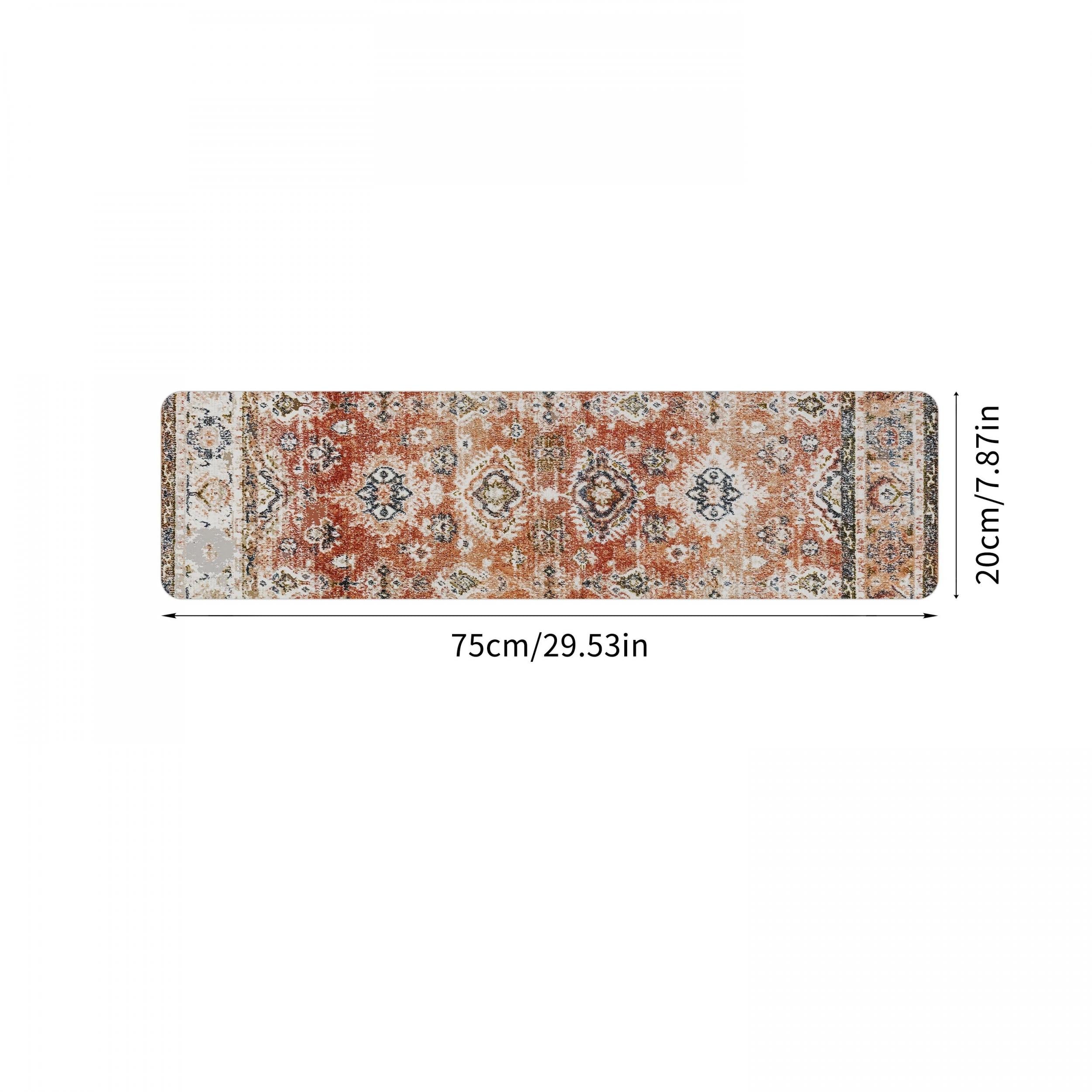 Classic Pattern Stair Mat Waterproof Non-Slip Floor Mat