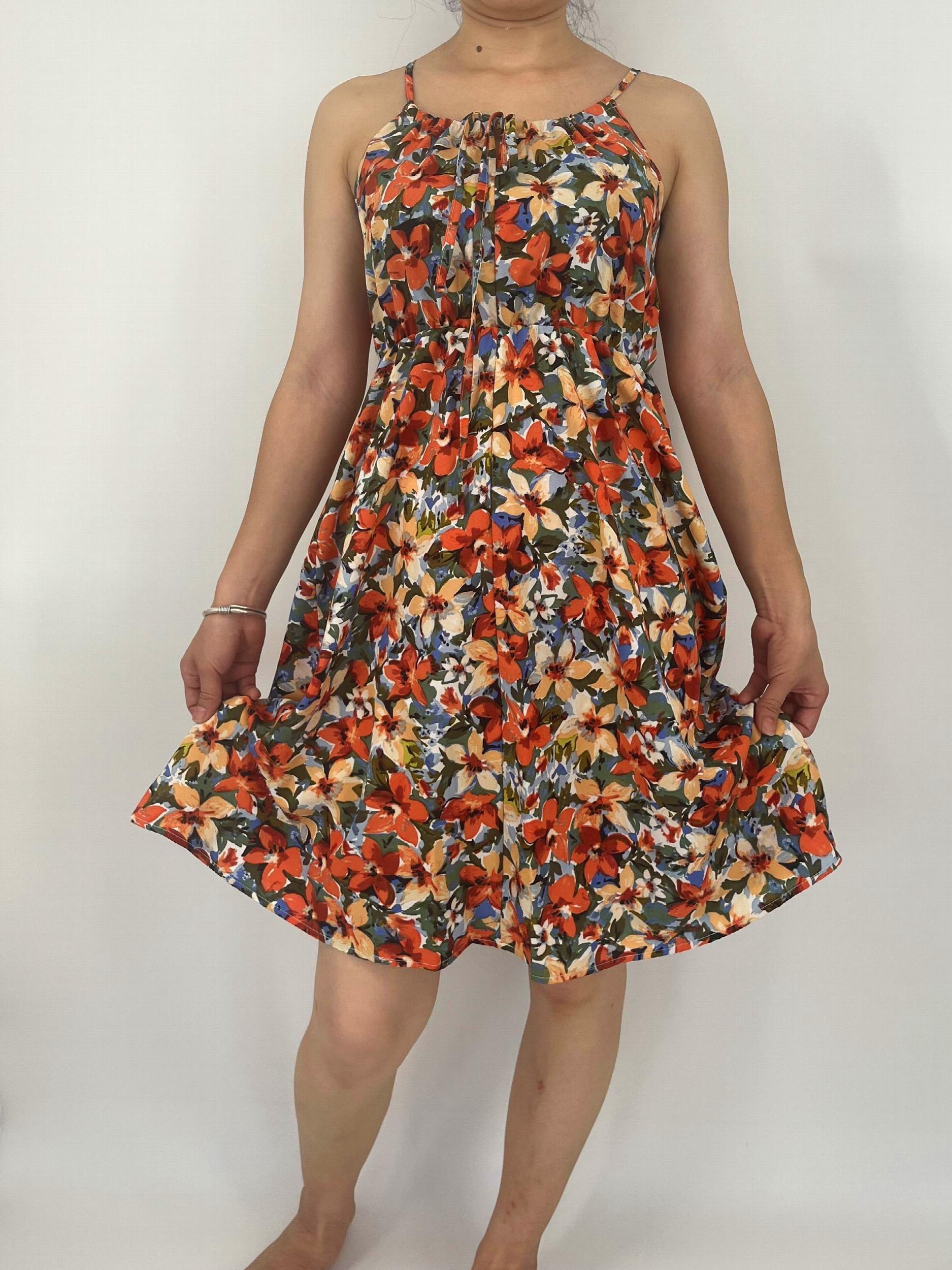 Floral Print Cami Dress Sleeveless Casual Dress