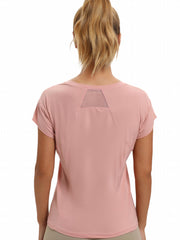 Women's Casual Sports T-shirt Round Neck Short Sleeve Running Shirt