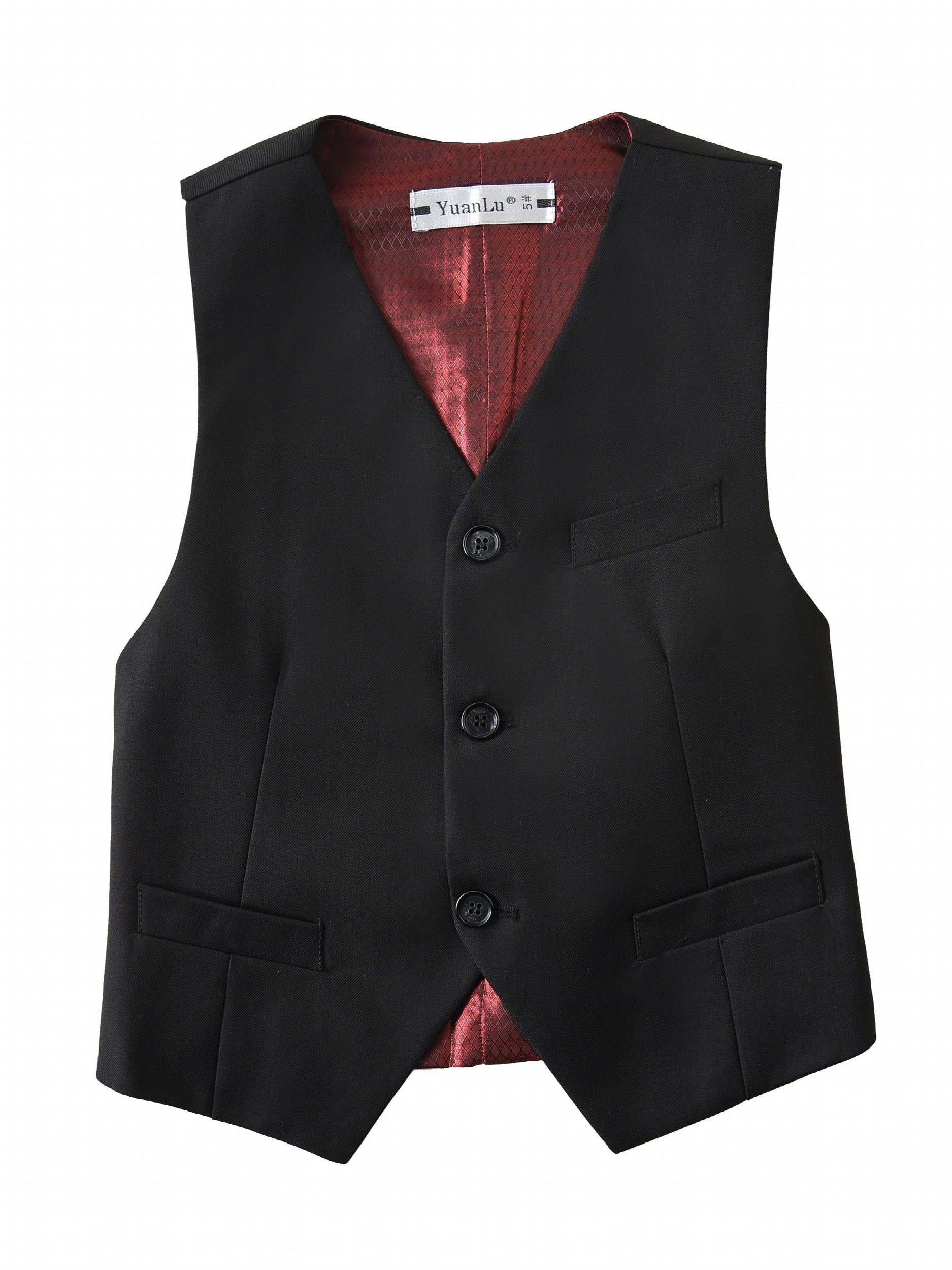 Boys Formal Gentleman Vest for Competition Wedding Banquet
