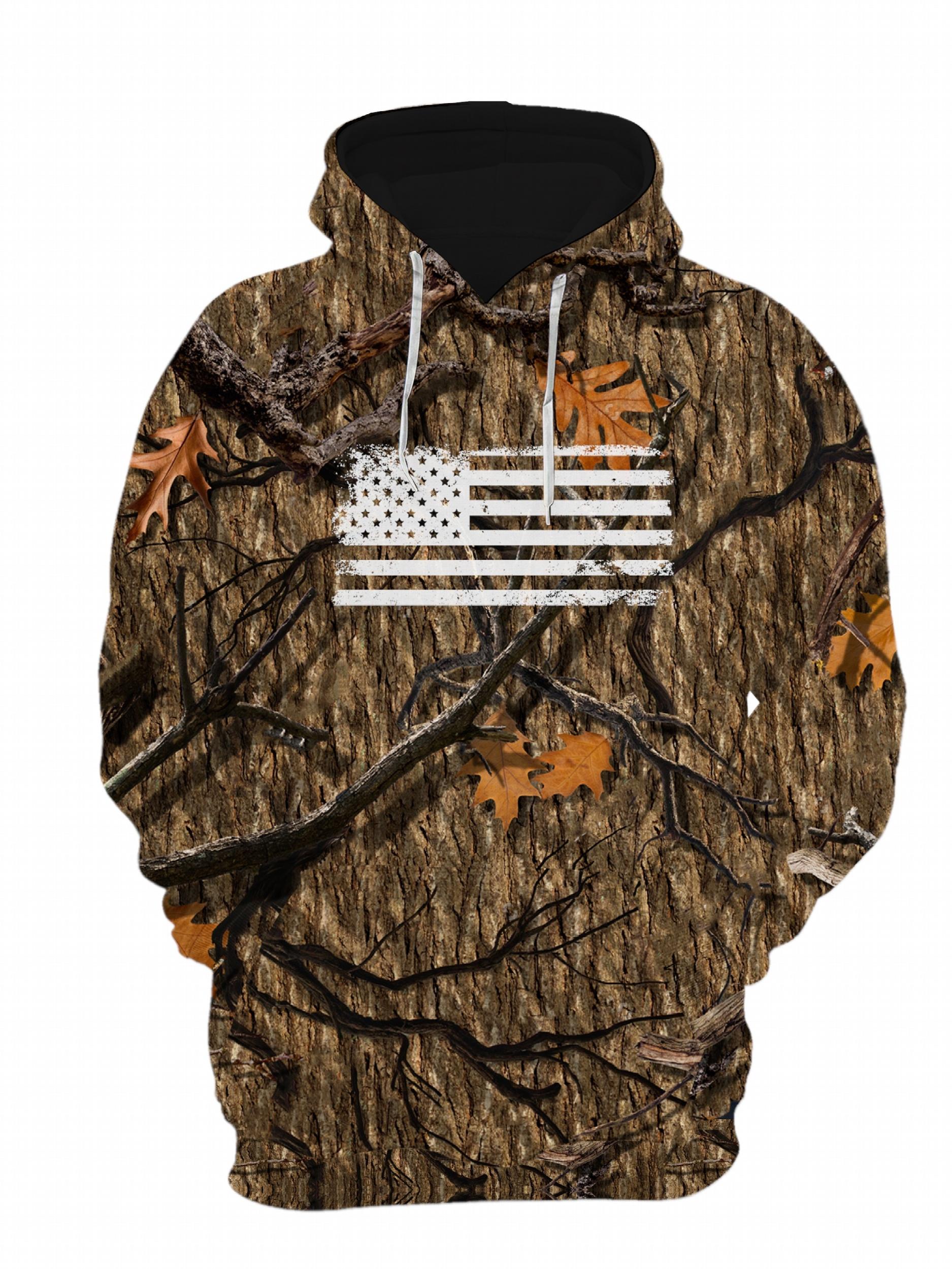 Skull And Brach 3D Print Hoodie For Men