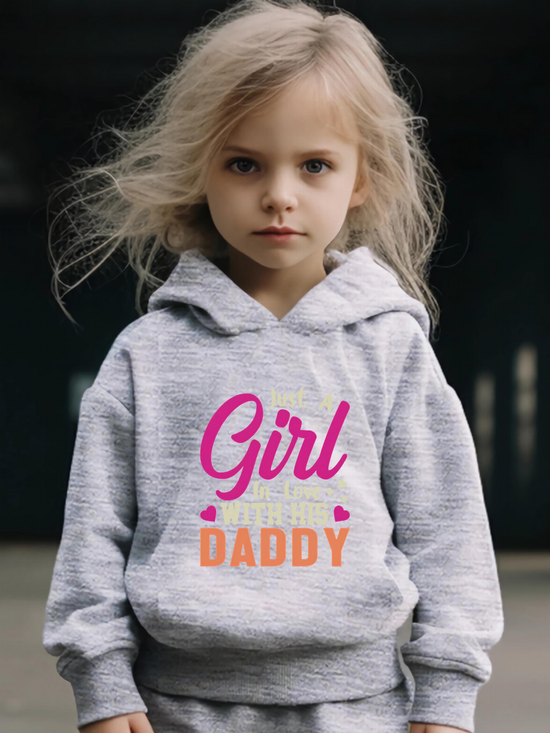 Girl & Dad Long Sleeve Hoodie Set with Sweatpants