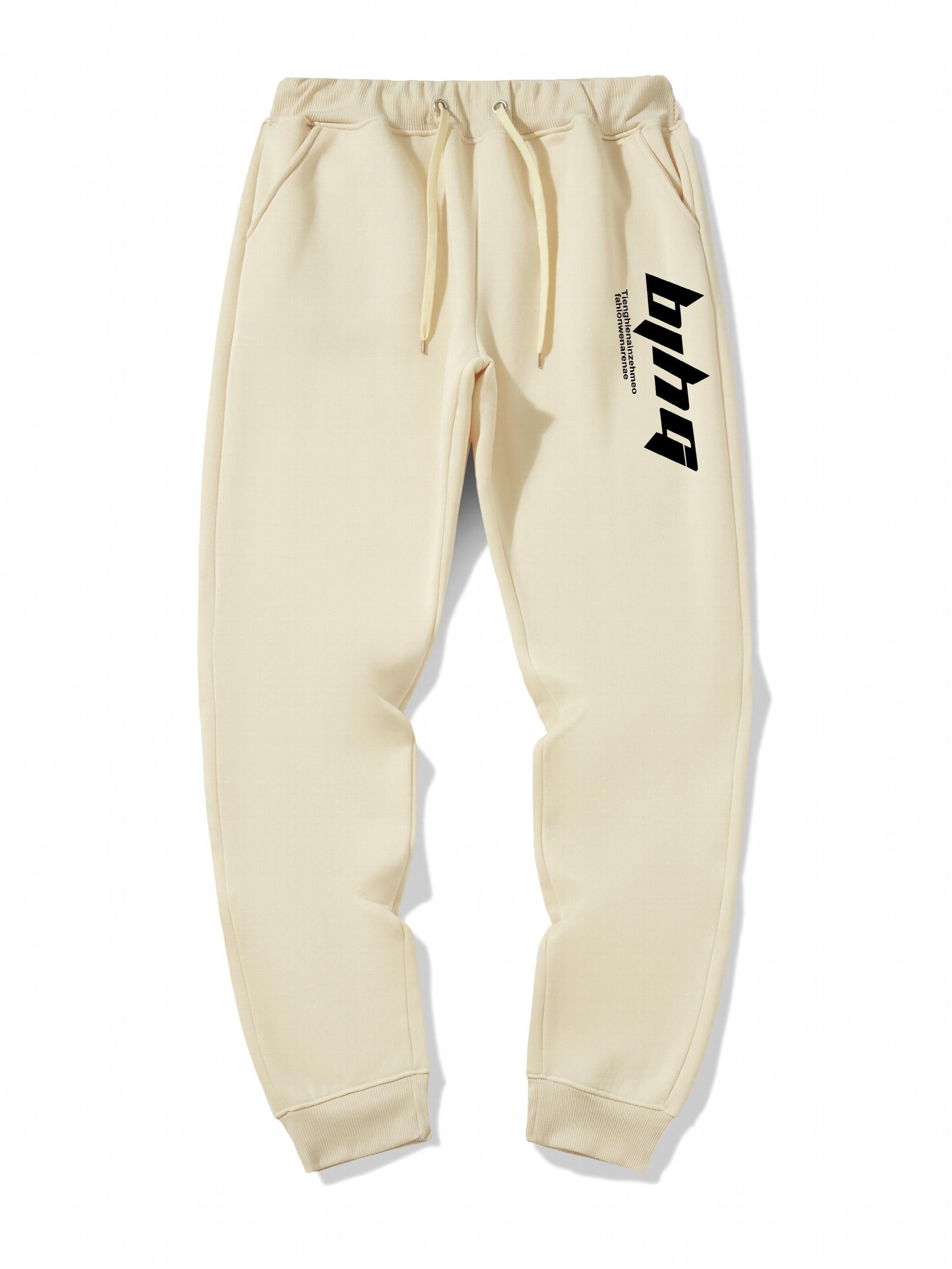 Men's American Sports Casual Trousers with Fashionable Printing