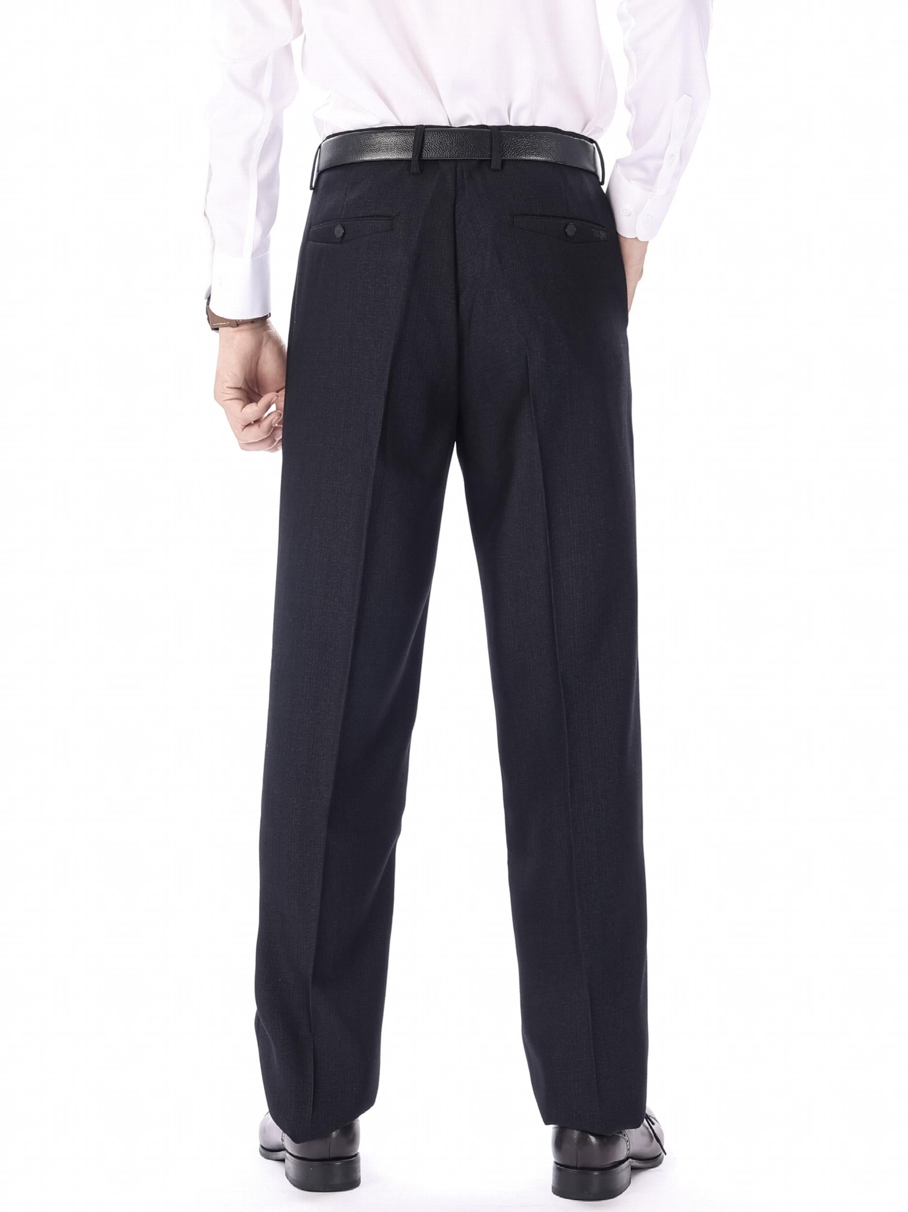 Men's Classic Straight Leg Dress Pants for Business