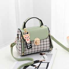 Plaid Small Square Bag Women One Shoulder Messenger Bag