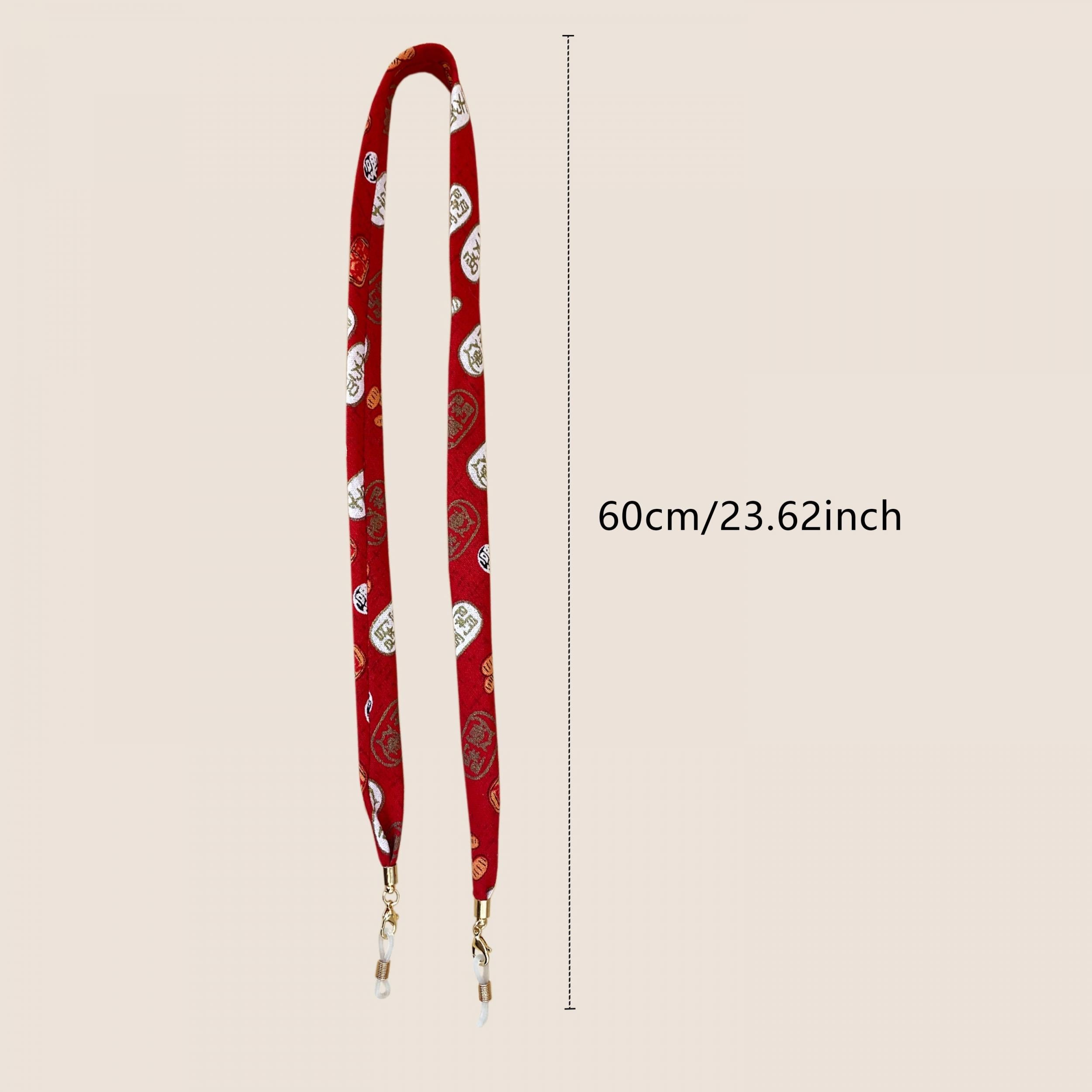 Polyester Printed Glasses Lanyard 59inch Wide