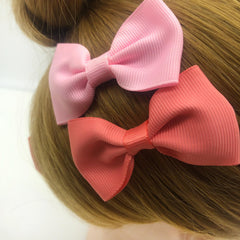 11 Pairs Plain Bow Hair Clips Headwear Hair Accessories For Girls Kids