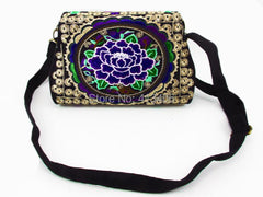 Vintage Hmong Tribal Ethnic Boho Shoulder Bag Embroidery Tapestry