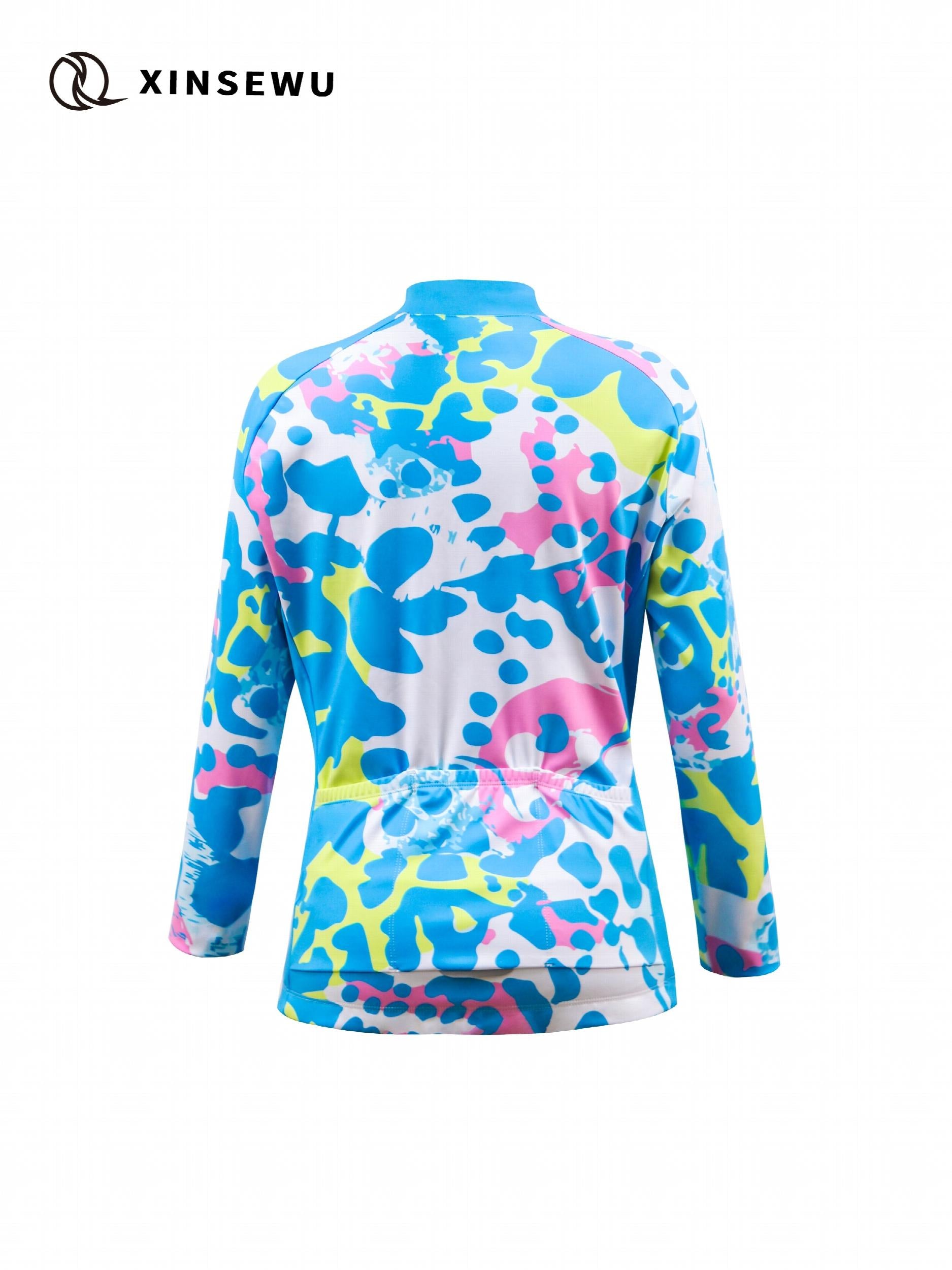 Spotted Cycling Winter Jacket Full Zip Fleece Women's Activewear
