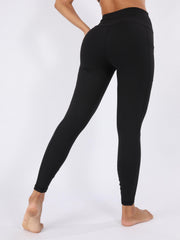 Thickened Yoga Pants With Pocket High Stretch Leggings