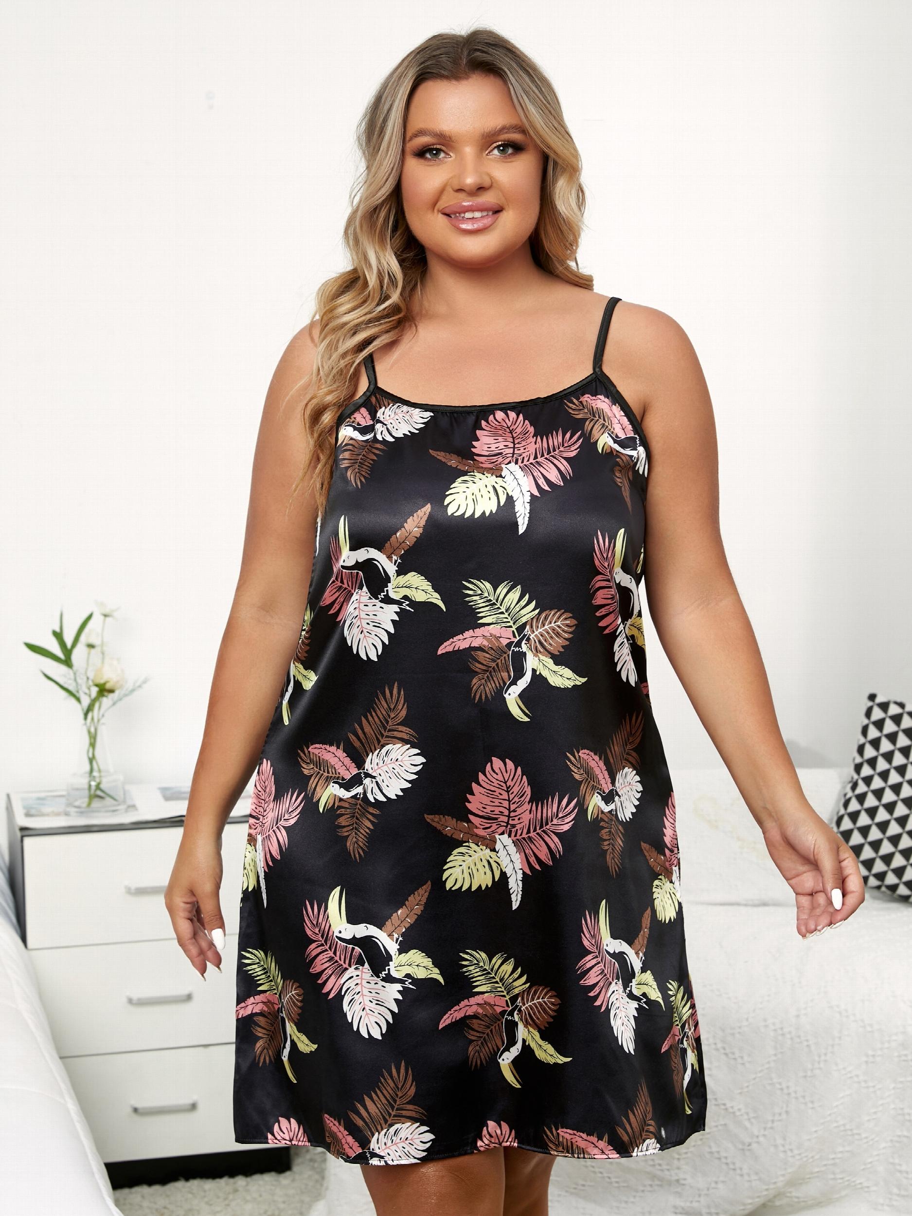 Sexy Nightdress Comfort Smooth Satin Cami S