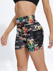 Sporty Workout Short High Waist With Pocket